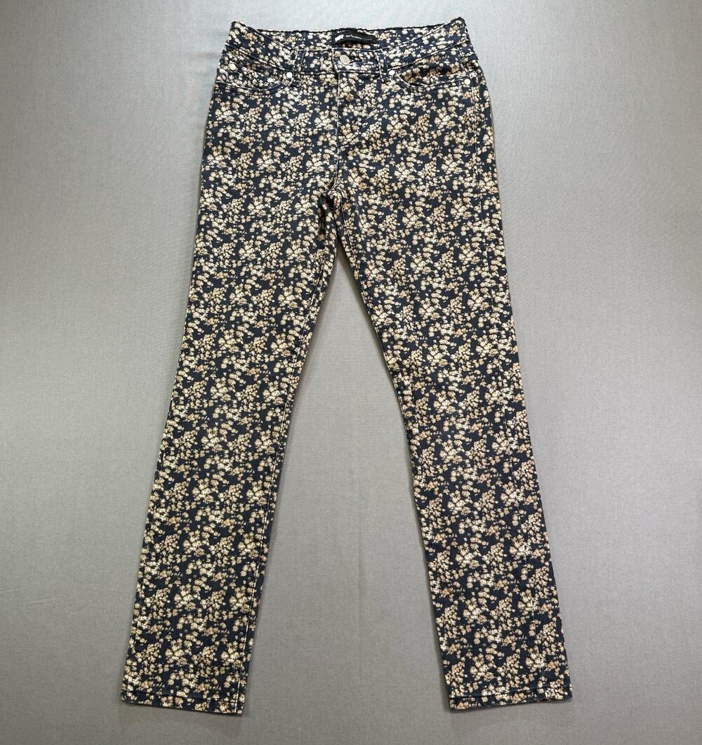 Women’s Levi’s Mid Rise Skinny Jeans W29 L32 Floral Print Stretch Denim Pants